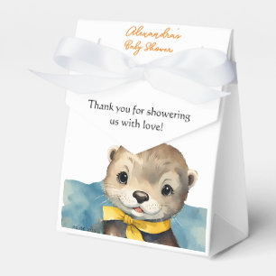 Baby Otter Gender Neutral Baby Shower Favour Box