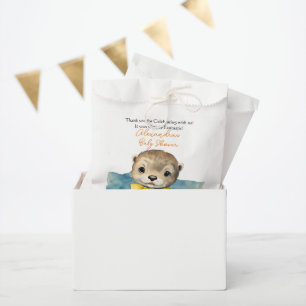 Baby Otter Gender Neutral Baby Shower Thank You Favour Bags