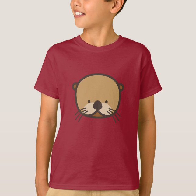Baby Otter Kids T-Shirt (Front)