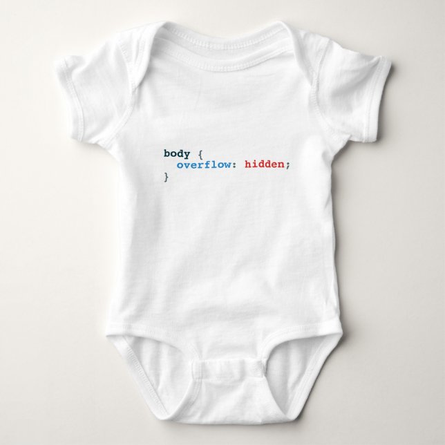 Baby Overflow Bodysuit (Front)