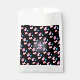 Baby Owl Cute Monogram Favour Bags