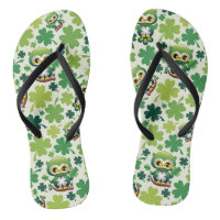 Baby Owl Cute St Patrick Cartoon