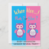 Baby Owl Gender Reveal Baby Shower