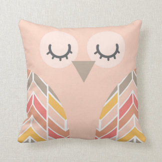 Baby Owl Nursery Throw Pillow