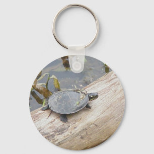 Baby Painted Turtle Keychain