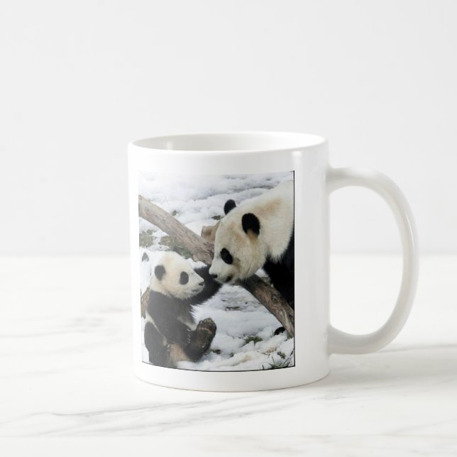 baby panda and mum coffee mug (Right)