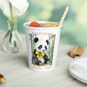 Baby Panda Baby Shower Paper Cups