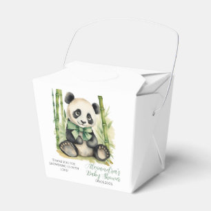 Baby Panda Bear Baby Shower Favour Box