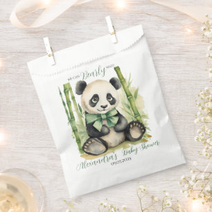 Baby Panda Bear Bearly Wait Baby Shower Favour Bags