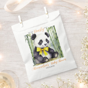 Baby Panda Bearly Wait Gender Neutral Baby Shower Favour Bags