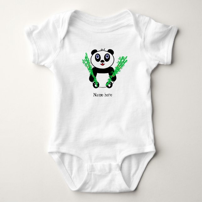 Baby Panda Bodysuit (Front)