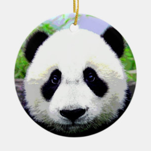 Baby Panda Ceramic Tree Decoration