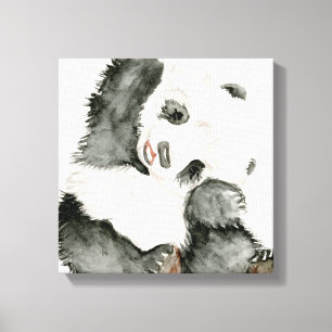 Baby Panda   Cute & Furry Canvas Print