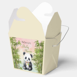 Baby Panda Gender Neutral Baby Shower Favour Box