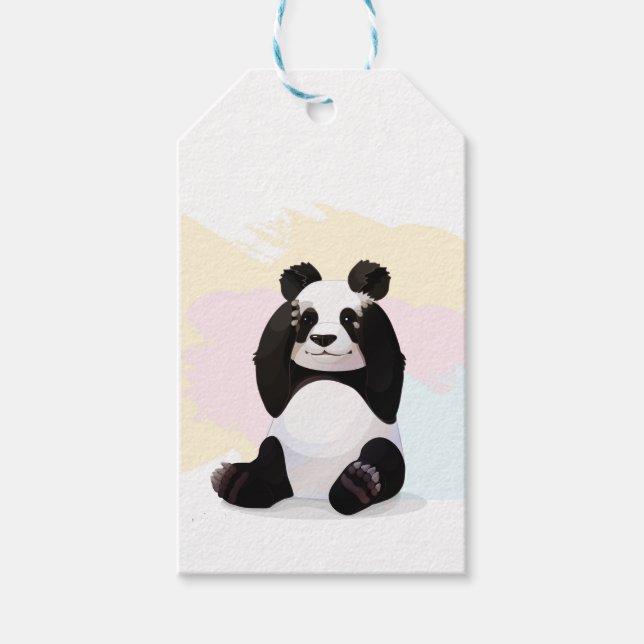 Baby Panda Gift Tags (Front)