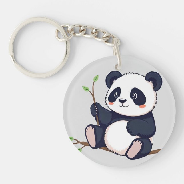 Baby Panda Keychain (Front)