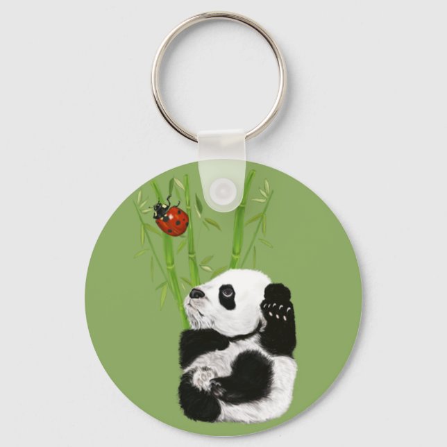 baby panda keychain (Front)