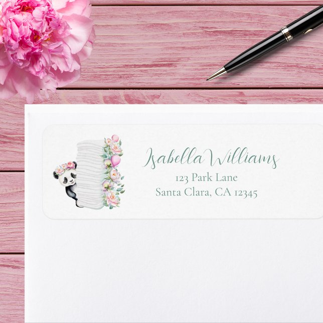 Baby Panda Peonies Jungle Baby Shower (Creator Uploaded)