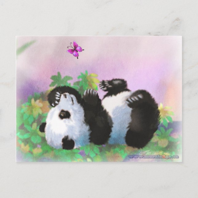Baby Panda Postcard (Front)