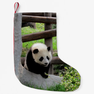 Baby Panda Small Christmas Stocking