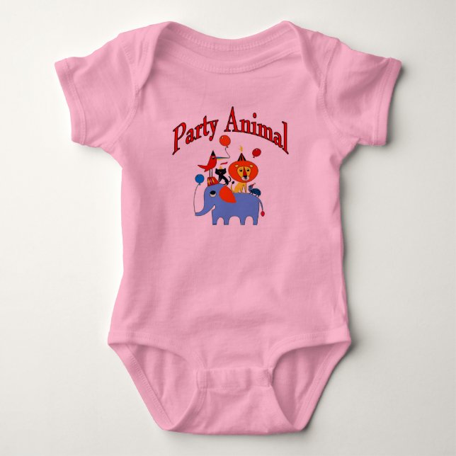 Baby Party Animal Bodysuit (Front)