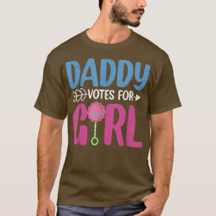 Baby Party Team Girl Future Daddy Baby Shower Gend T-Shirt