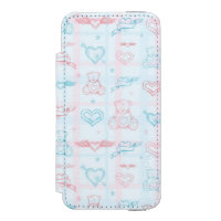 baby pattern with teddy bear