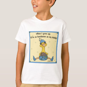 Baby Peacock Handsome as daddy T-Shirt