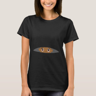 Baby Peeking [Dk Skin / Brown Eyes] T-Shirt