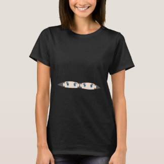 Baby Peeking [Lt Skin / Blue Eyes] T-Shirt