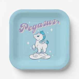 Baby Pegasus Paper Plates