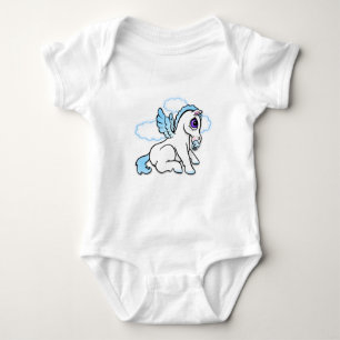 Baby Pegasus with binky - Blue Baby Bodysuit