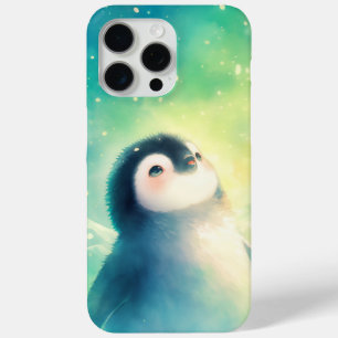 Baby Penguin Awe iPhone 15 Pro Max Case