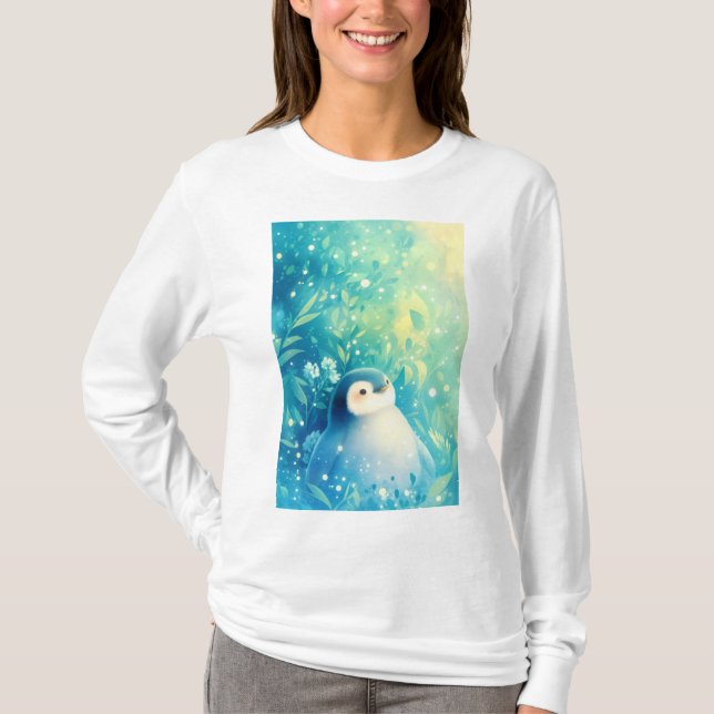 Baby Penguin Charm T-Shirt (Front)