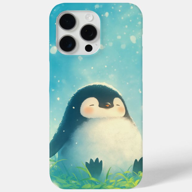Baby Penguin Chilling Case-Mate iPhone Case (Back)