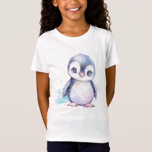 Baby Penguin Fine Jersey T-Shirt (Front)