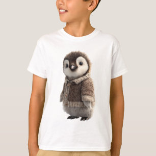 Baby Penguin in Knit Sweater Kids