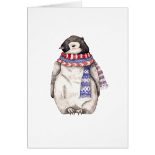 Baby Penguin in Scarf