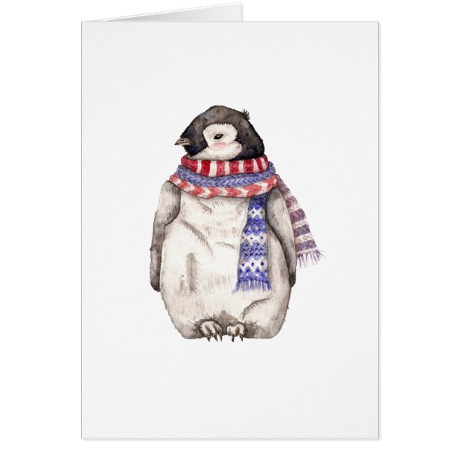 Baby Penguin in Scarf (Front)
