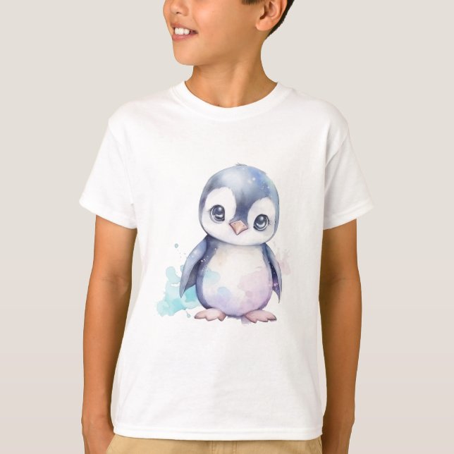 Baby Penguin Kid T-Shirt (Front)