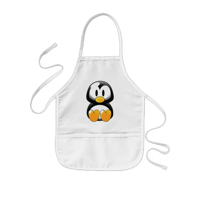 Baby_penguin Kids Apron (Front)