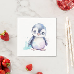Baby Penguin Paper Napkin