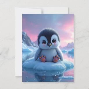 Baby Penguin Postcard