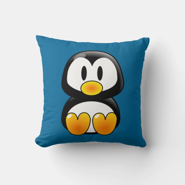 baby penguin tux pillow (Front)