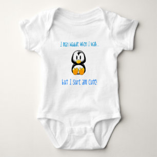 Baby Penguin Waddler Sbhirt Baby Bodysuit