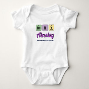 BaBY Periodic Table A Genius in the Making Baby Bodysuit