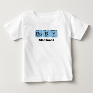 Baby Periodic Table Element Editable Name T-Shirt