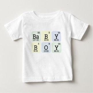 Baby Periodic Table Science Chemistry Teacher Boy Baby T-Shirt