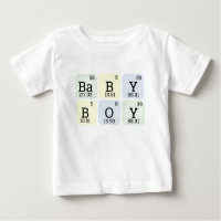 Baby Periodic Table Science Chemistry Teacher Boy