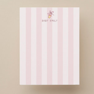 Baby personalised stationery nursery Note Card
